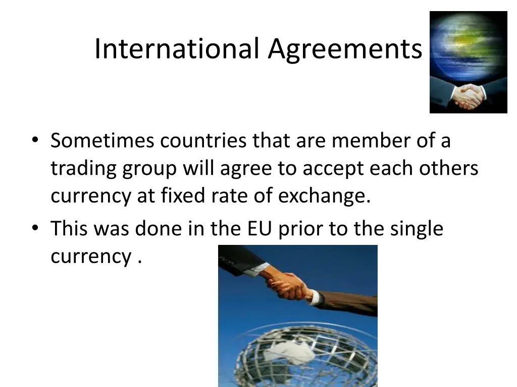 international agreements