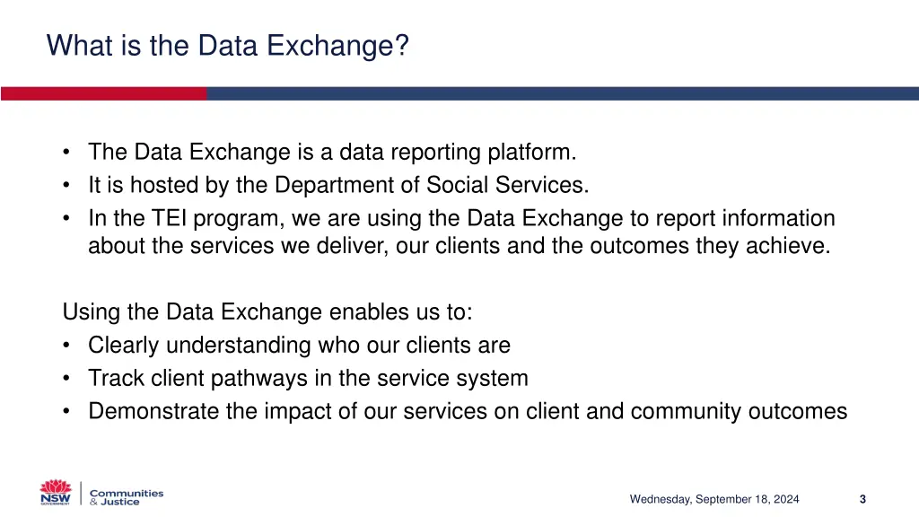 what is the data exchange