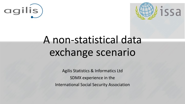 a non statistical data exchange scenario