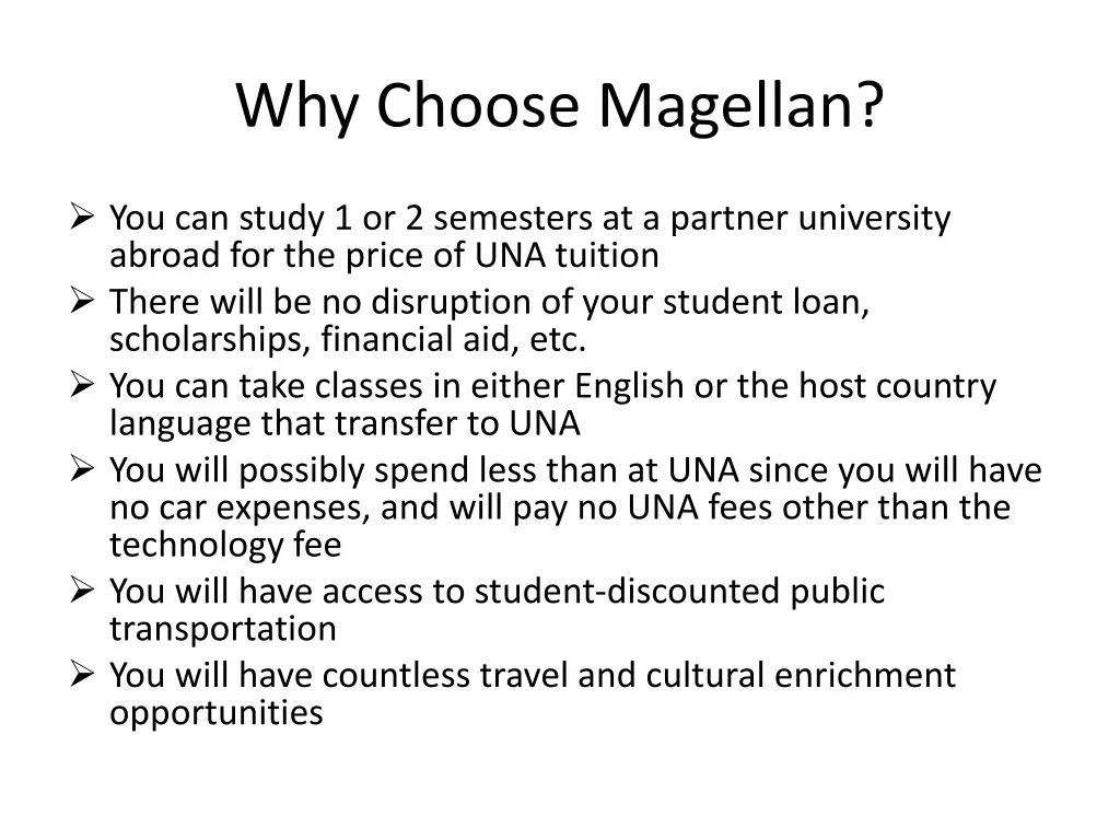 why choose magellan