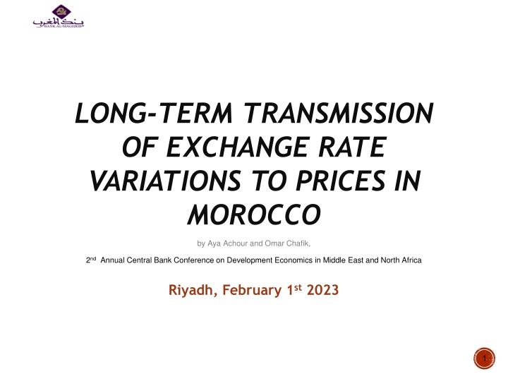 long term transmission of exchange rate