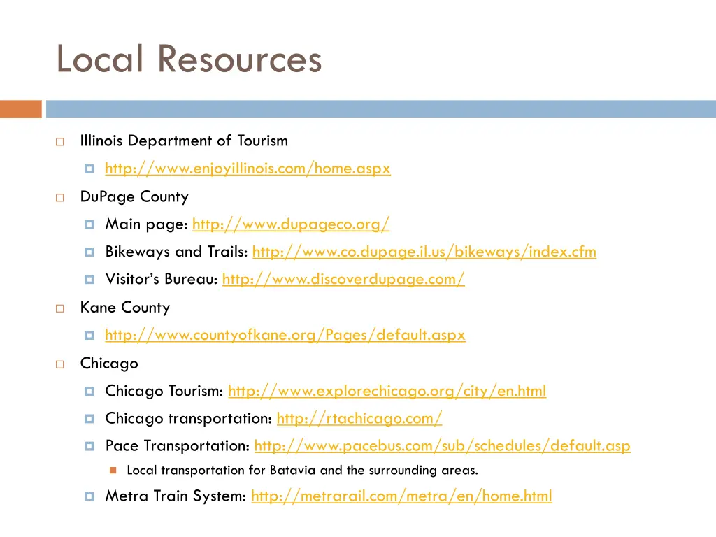 local resources 1