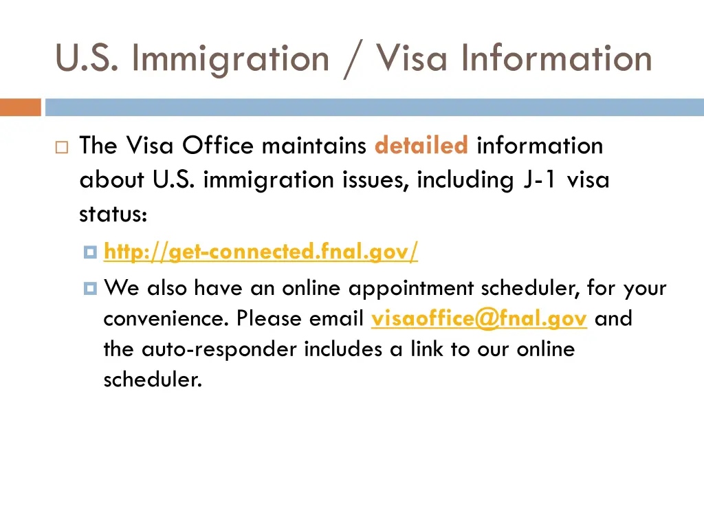 u s immigration visa information