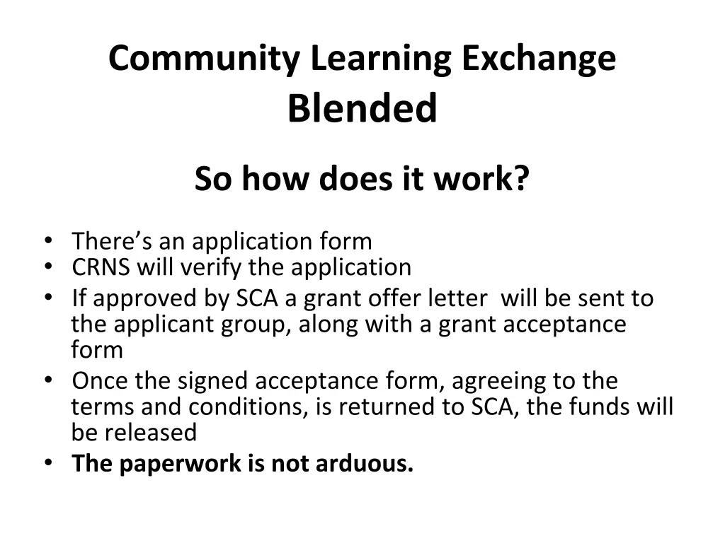 community learning exchange blended 3