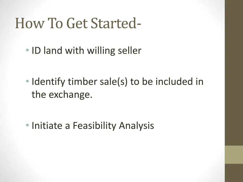 how to get started