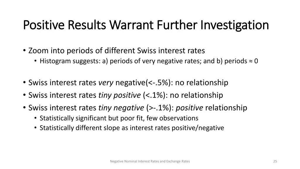 positive results warrant further investigation