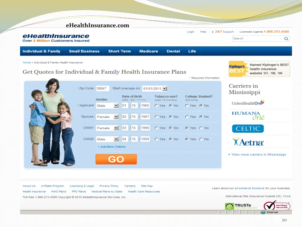 ehealthinsurance com 1