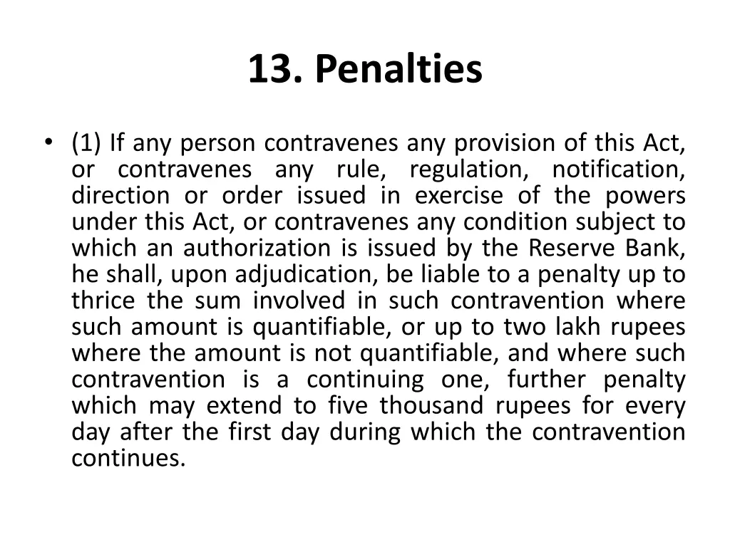 13 penalties