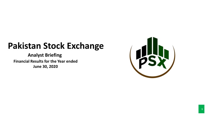 pakistan stock exchange analyst briefing