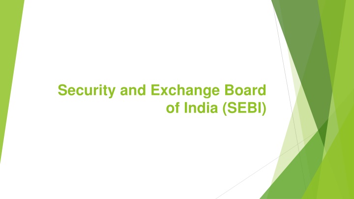 security and exchange board