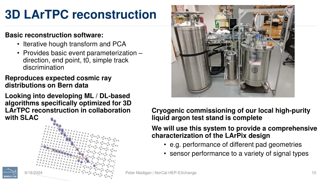 3d lartpc reconstruction