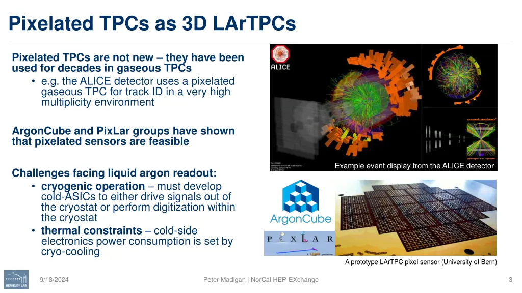 pixelated tpcs as 3d lartpcs