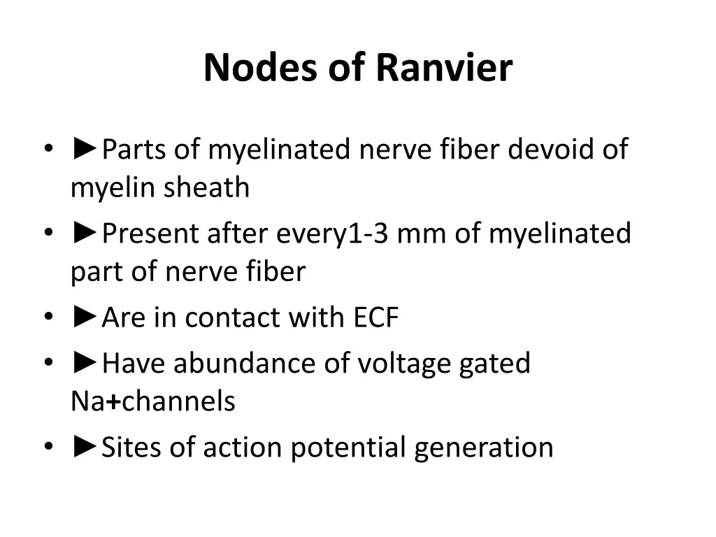 nodes of ranvier