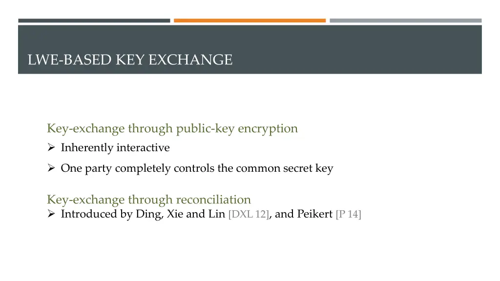 lwe based key exchange 2