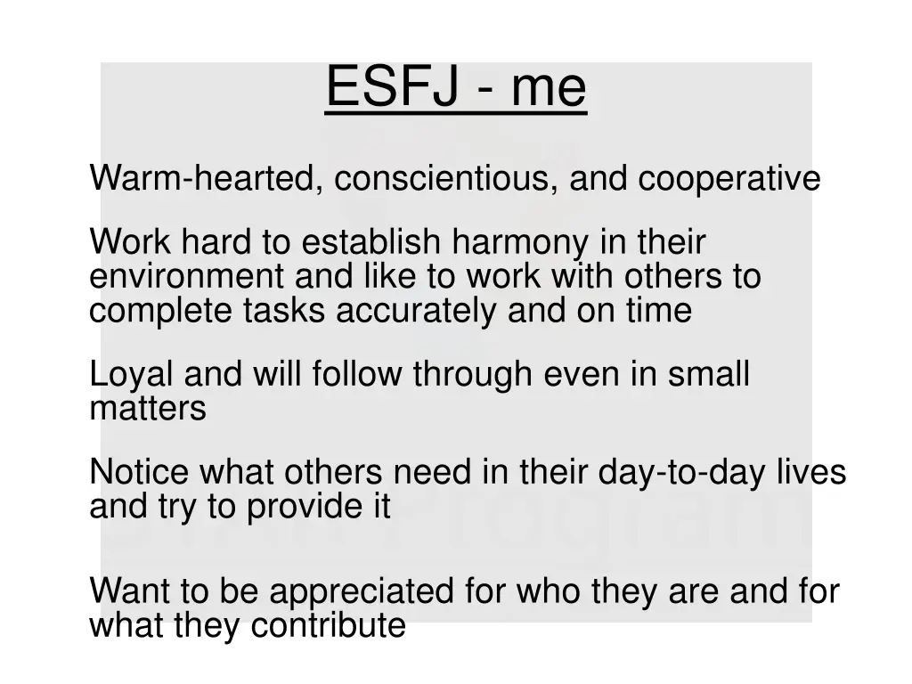 esfj me