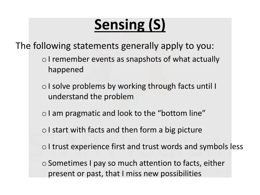 sensing s 1