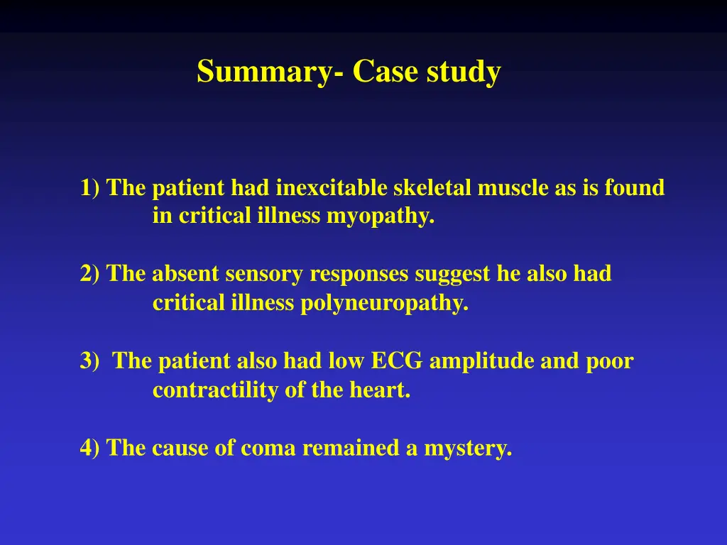 summary case study