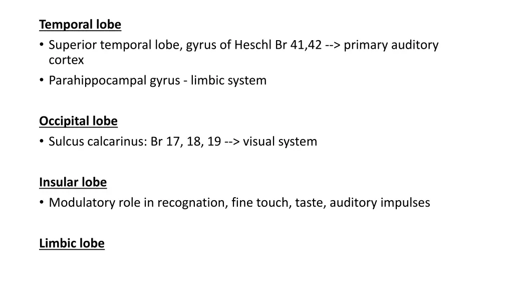 temporal lobe superior temporal lobe gyrus