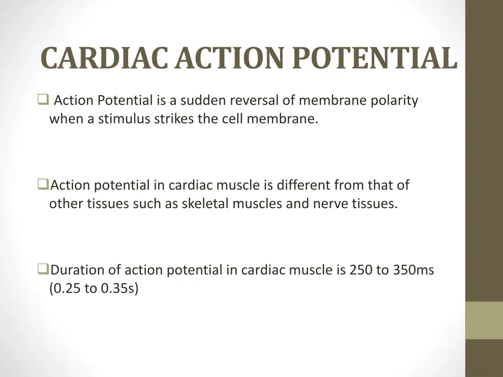 cardiac action potential