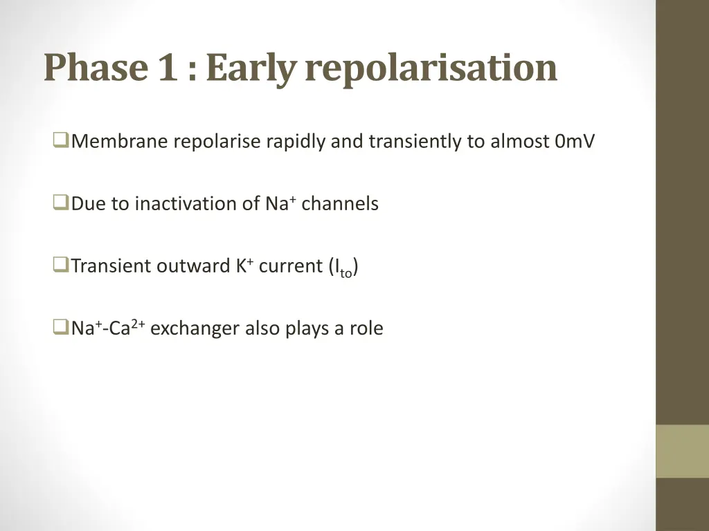 phase 1 early repolarisation