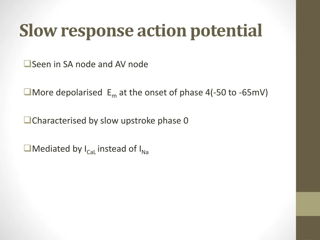 slow response action potential