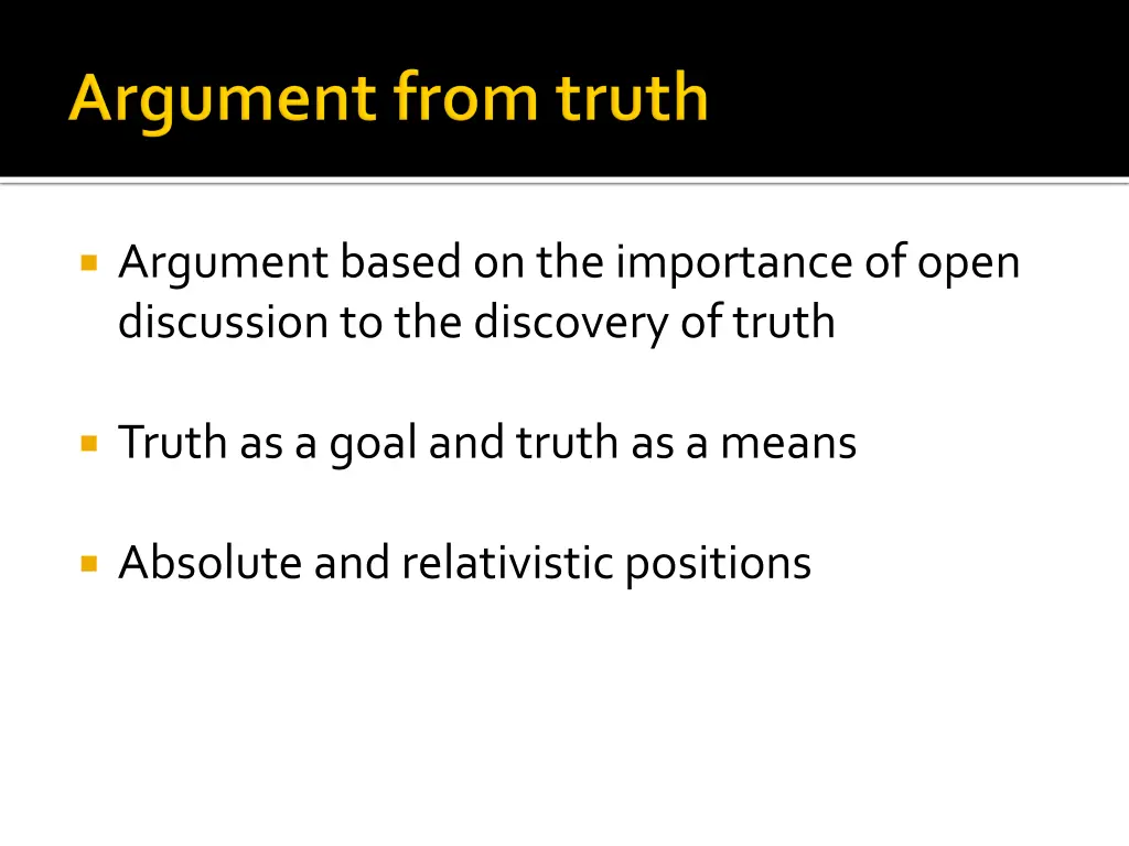 argument basedon the importanceof open