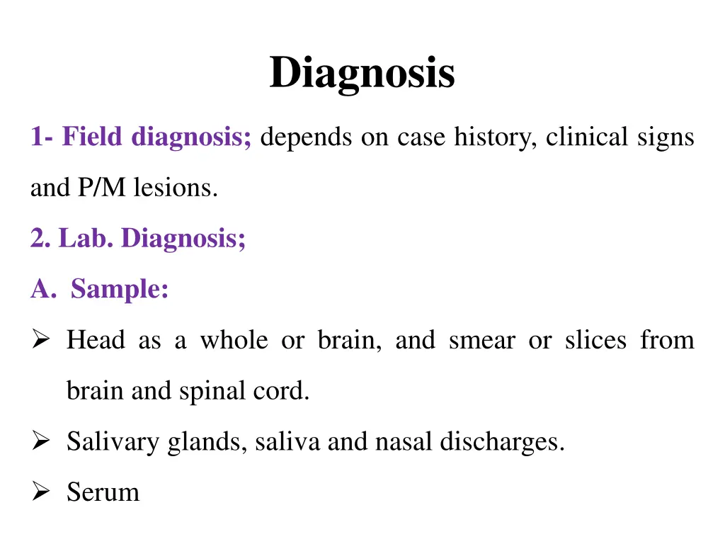 diagnosis