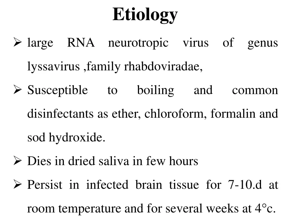 etiology