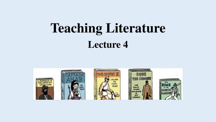 teaching literature lecture 4