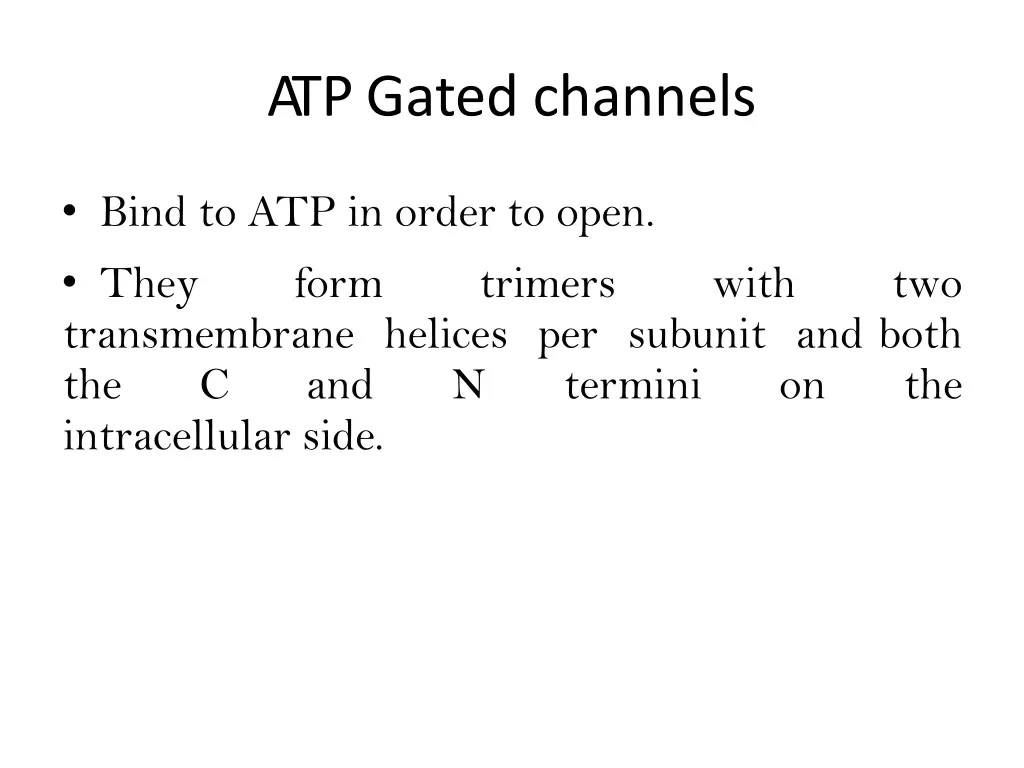 atp gated channels