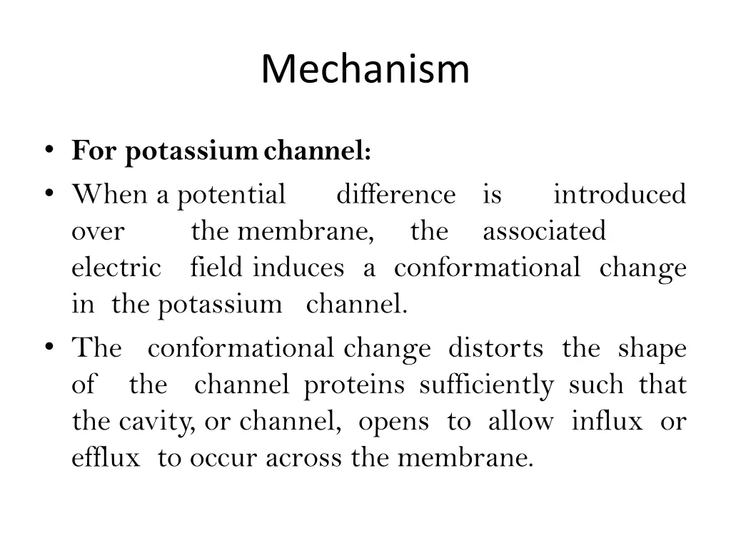 mechanism