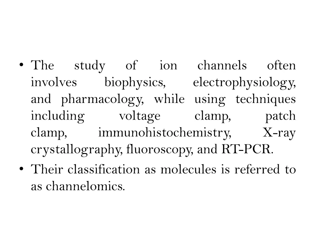 the involves and pharmacology while using