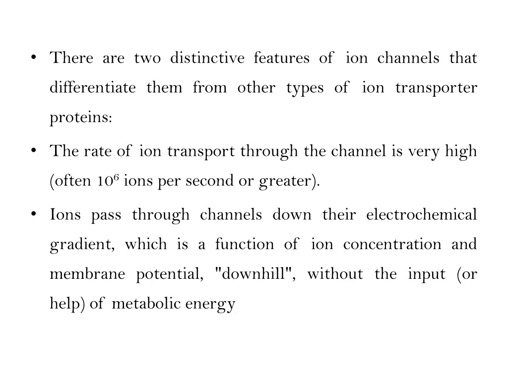 there are two distinctive features