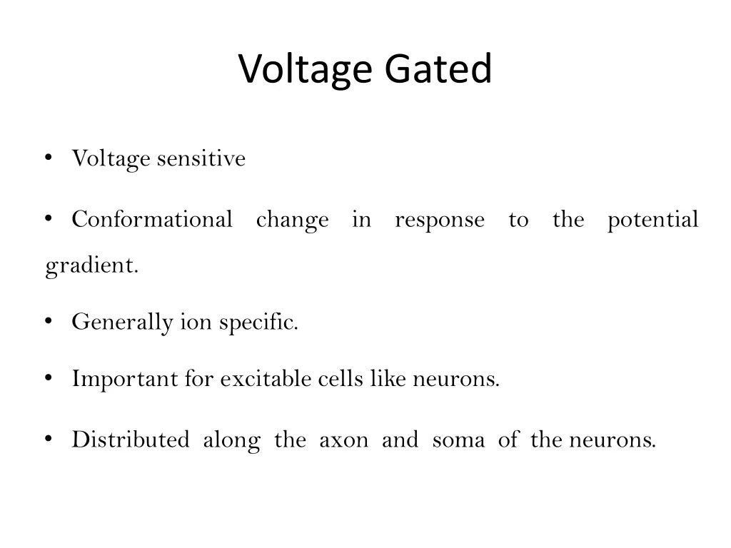 voltage gated