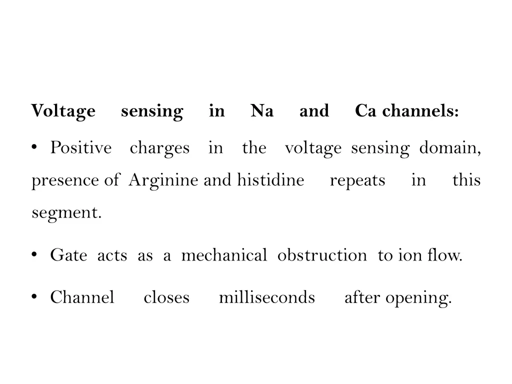 voltage sensing in na and ca channels