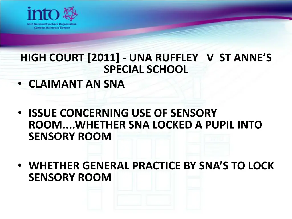 high court 2011 una ruffley v st anne s special