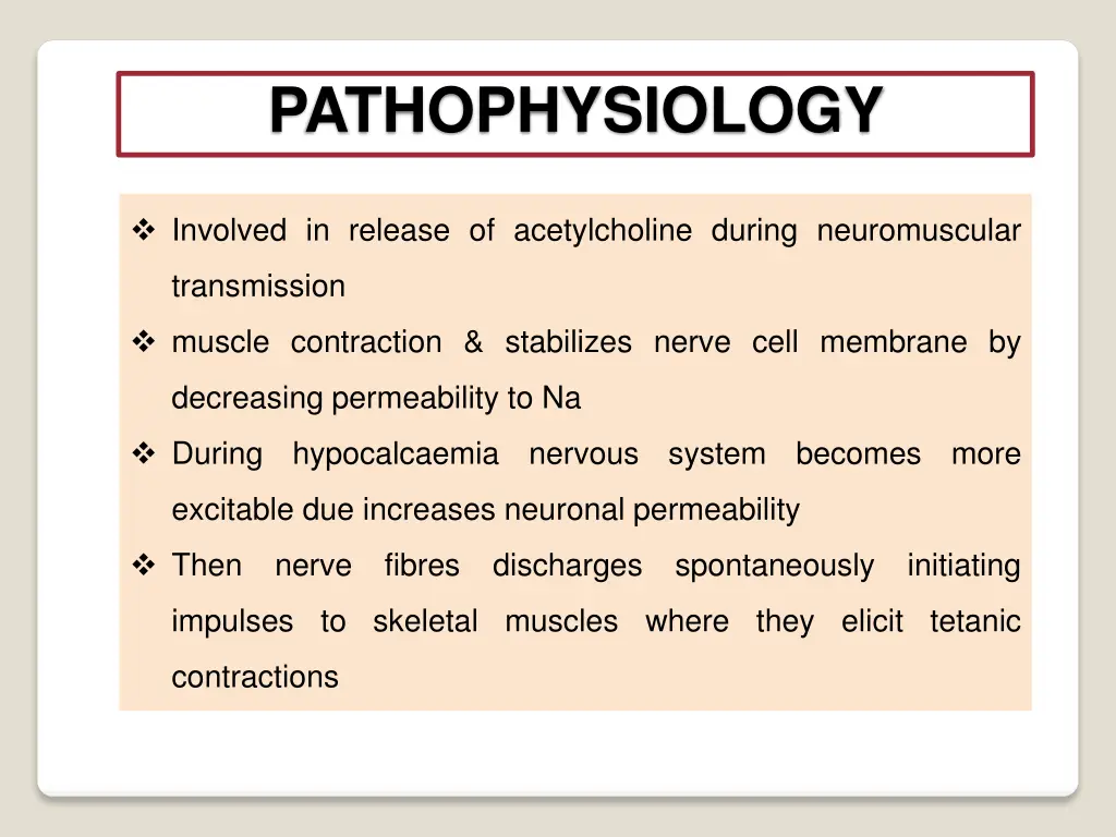 pathophysiology