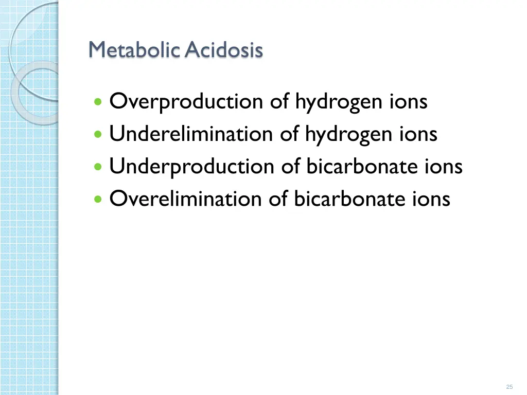 metabolic acidosis