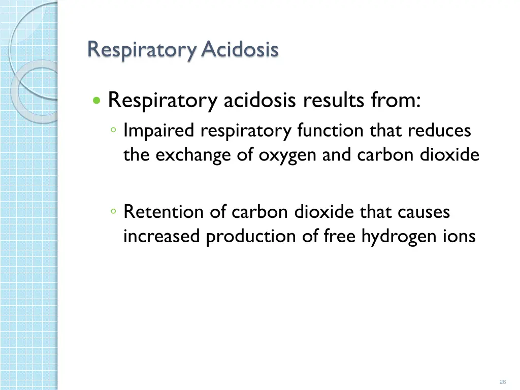 respiratory acidosis