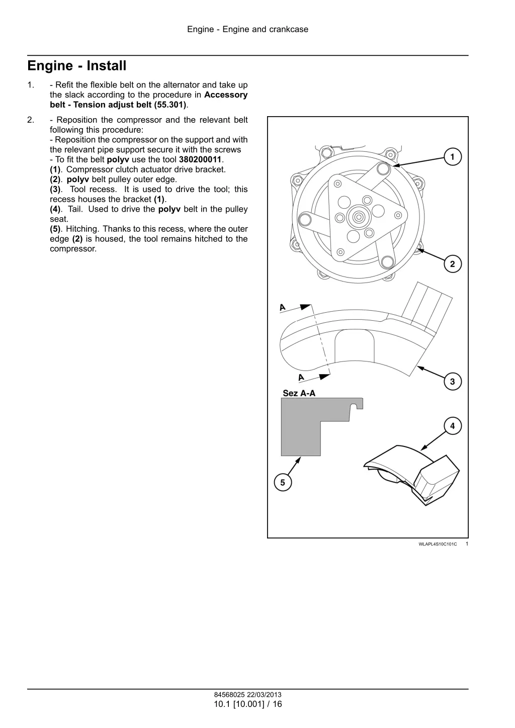 engine engine and crankcase 13