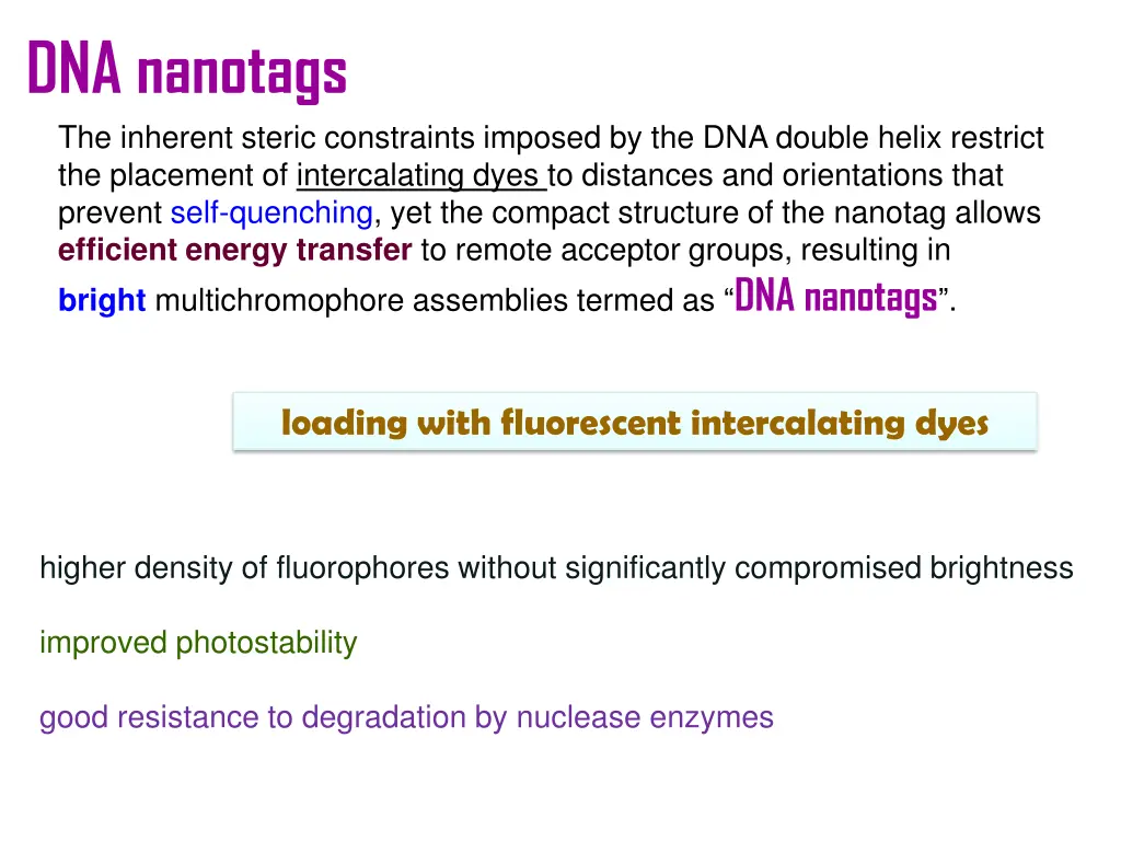 dna nanotags