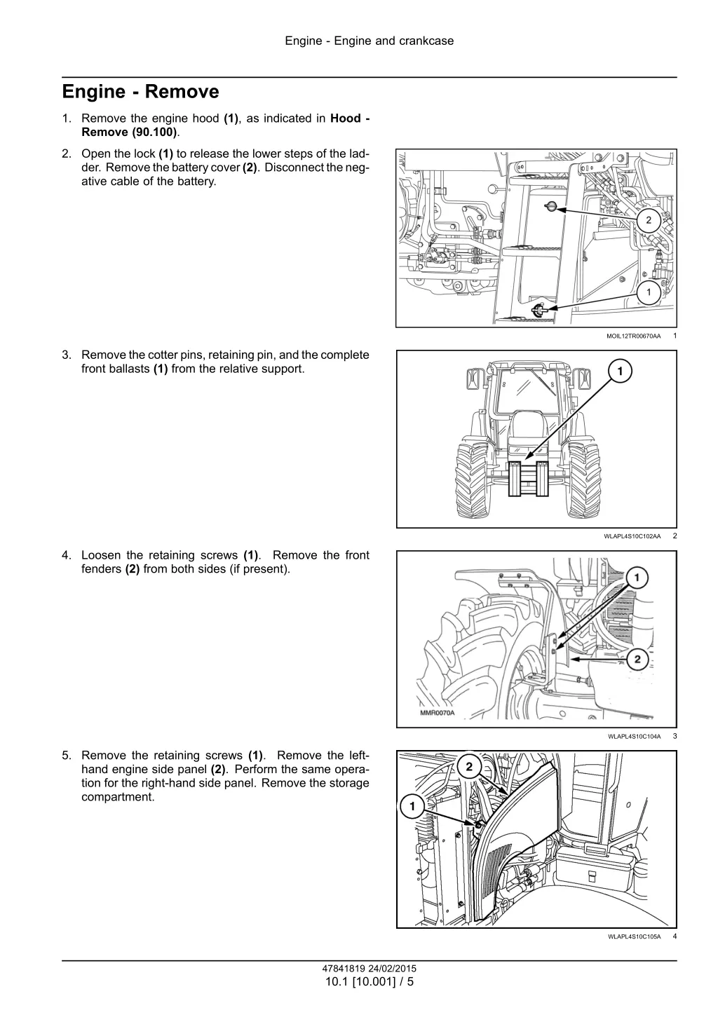 engine engine and crankcase 2