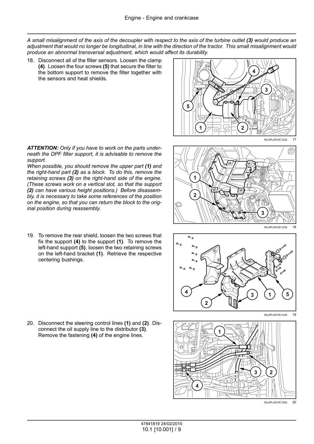 engine engine and crankcase 6