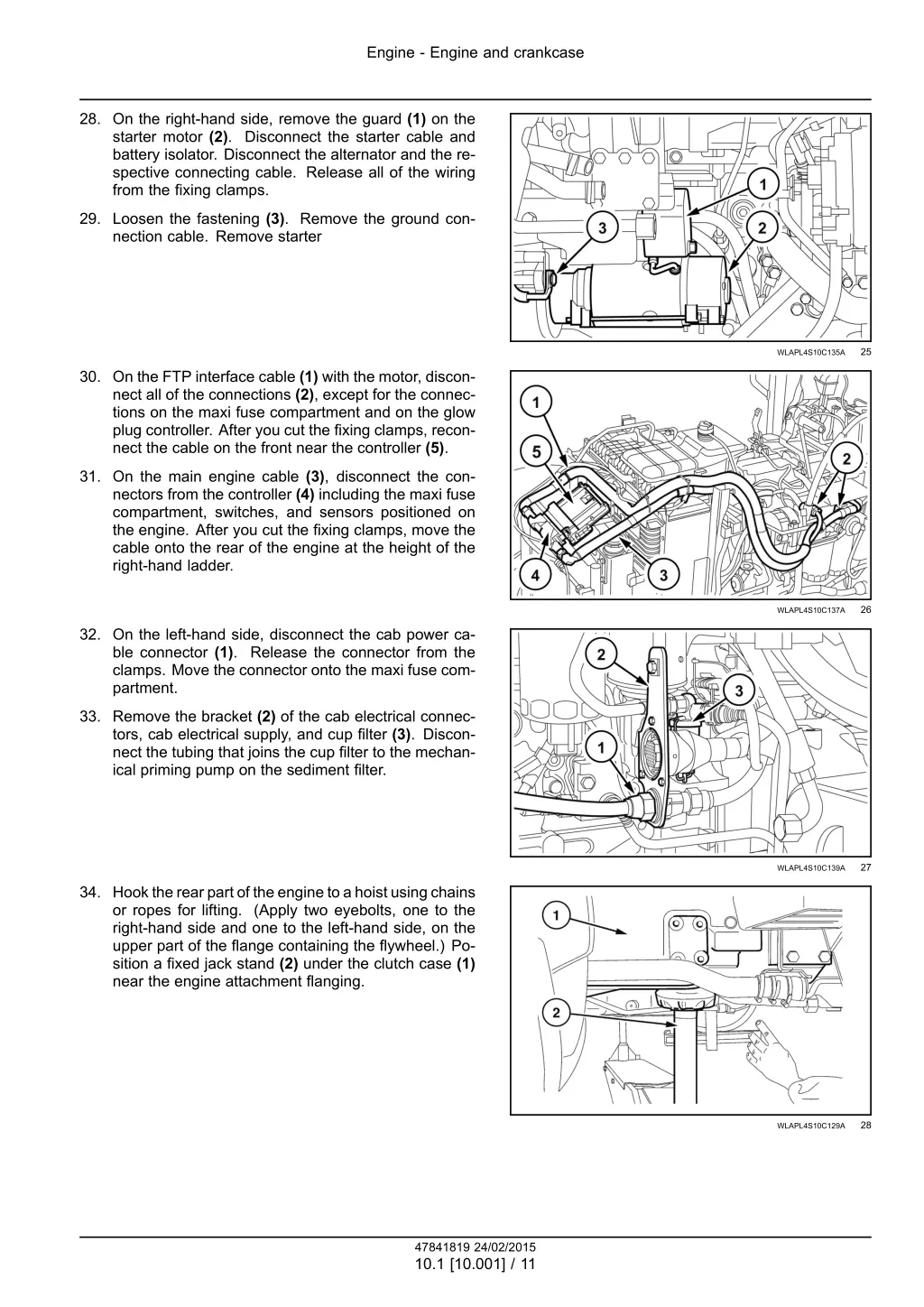 engine engine and crankcase 8