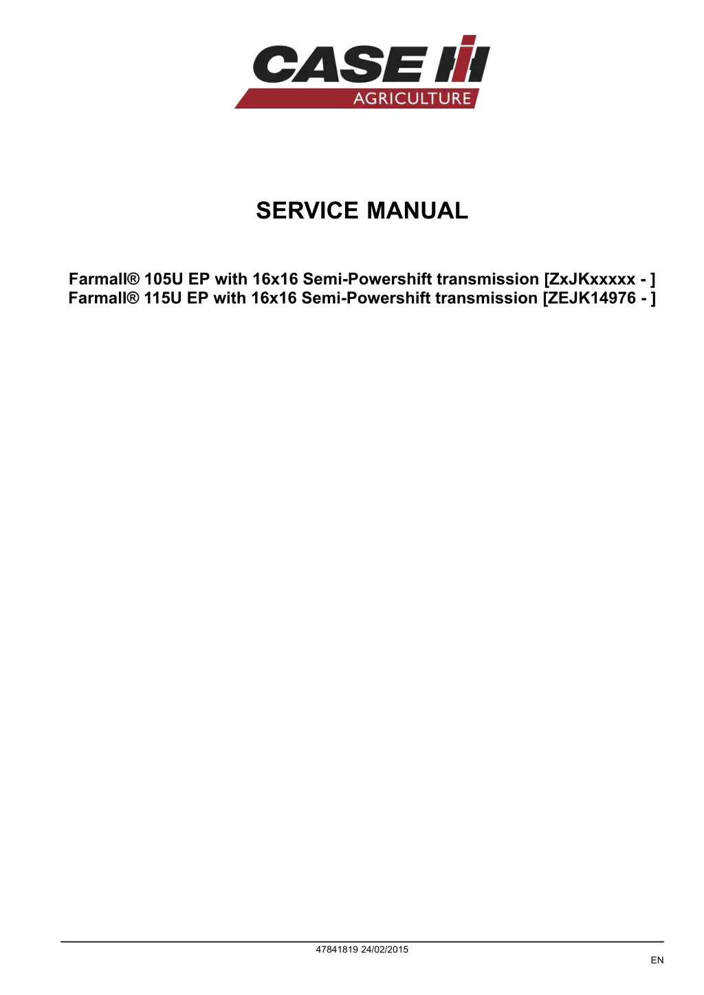 service manual