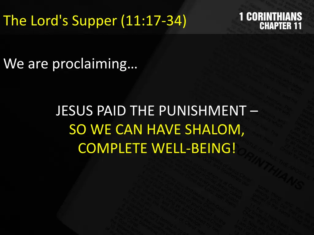 the lord s supper 11 17 34 6