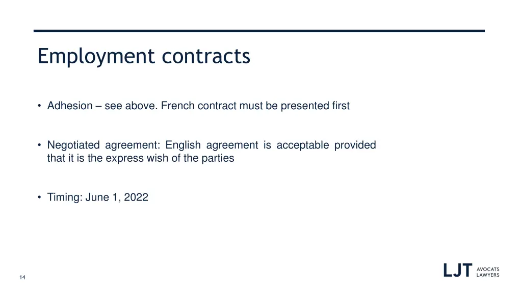 employment contracts