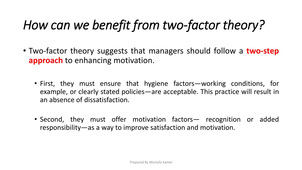 how can we benefit from two how can we benefit