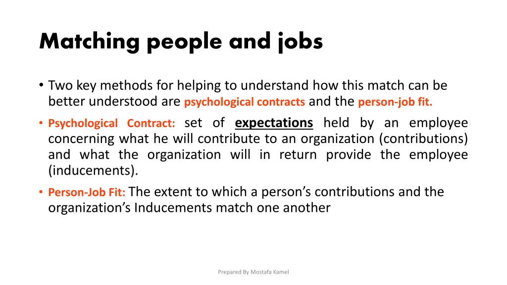 matching people and jobs 1