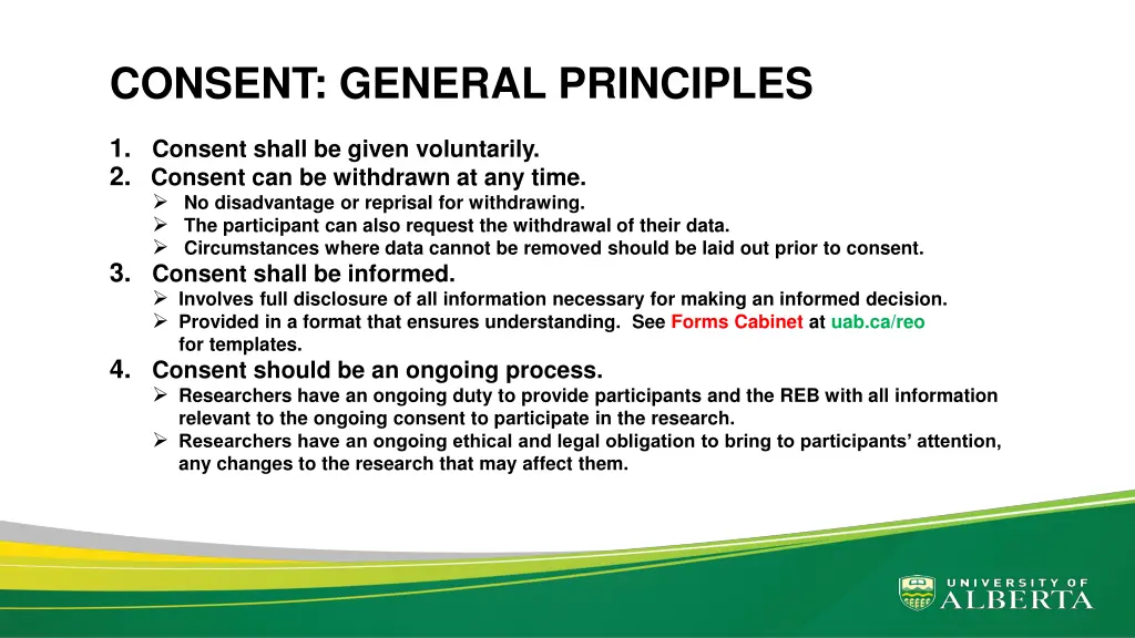 consent general principles